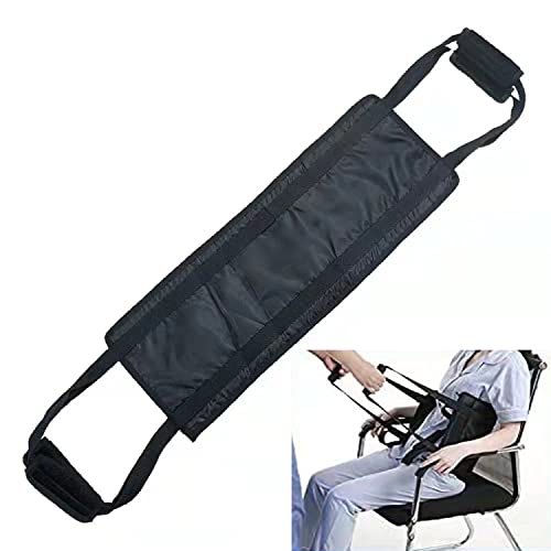 Healthman Sangle d'allaitement rembourrée de 101 cm, aide à la sécurité pour les personnes handicapées, ceinture de transfert et poignée de levage pour le dos et la mobilité pour le patient Cover