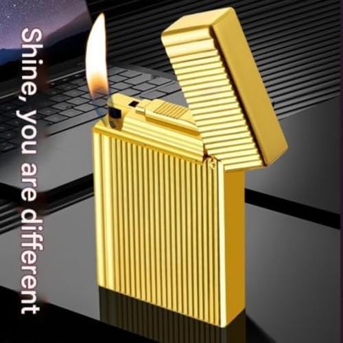Image of Smoke King Sanji Imperial Gold Lighter Premium Metal Butane Refillable Lighter