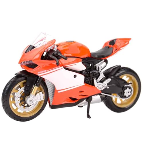 Véhicules moulés sous pression statiques pour Ducati 1199 Superleggera 2014 modèle moto 1:18