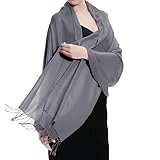 Pashmina Large Soft Plain Shawl/Wrap/Scarf for Women