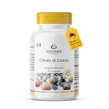 Citrato di Calcio polvere compressa- 90 Compresse - 300mg di Calcio | Warnke Vitalstoffe - Qualità da farmacia tedesca