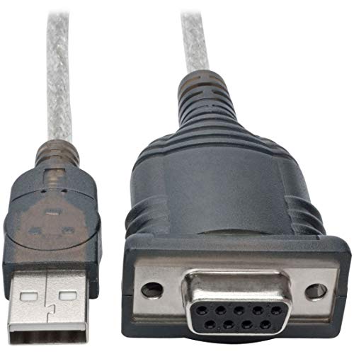Image of Tripp Lite 18in USB to Null Modem Serial Adapter Cable FTDI w /COM Retention M /F 18 inch (U209-18N-NULL)