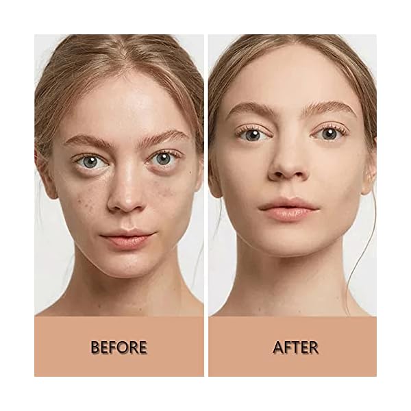 Air Cushion CC Cream Mushroom Head Foundation，Naturally Nude Makeup Concealer Mushroom Head Moisturizing Concealer，Mushroom Head Air Cushion CC Cream BB Cream Beauty Moisturizing (03# Nude Color)…