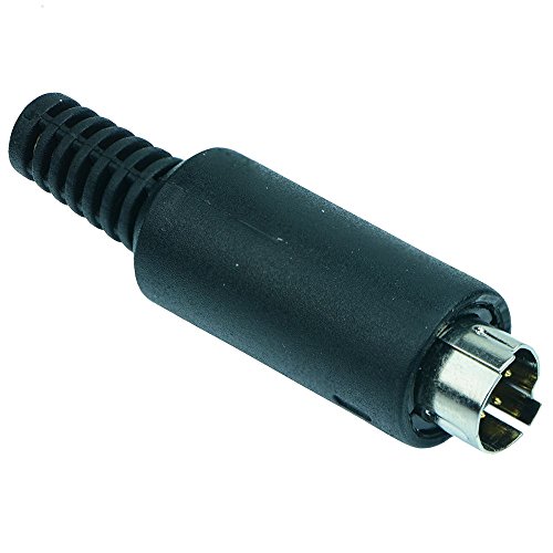 Image of 6-Pin Mini DIN Plug Connector Home Audio Hobby DIY Pack of 5
