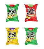 Koala Krunch® Probierpaket - Vakuumgetrocknete Fruchtchips ohne Zuckerzusatz | Gesunde Süßigkeiten Alternative für Kinder | Vegan Glutenfrei | 4x20g Obstchips Mix