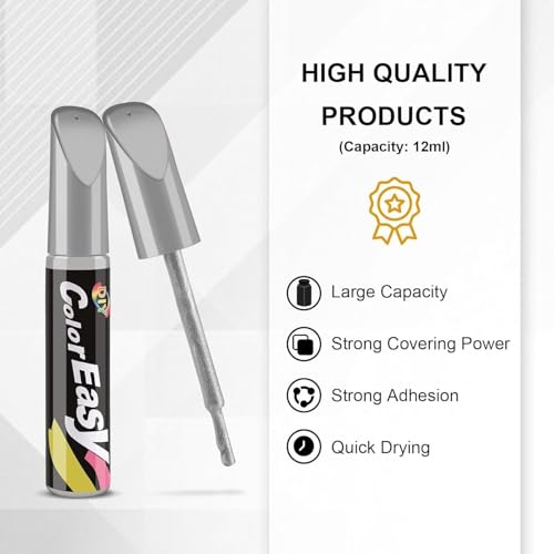 Image of Car Scratch Remover Touch Up Paint Pen Automotive Car Paint Pen 2 In 1 Car Paint Scratch Repair for Deep Scratches Special-Purpose Car Paint (Grey)