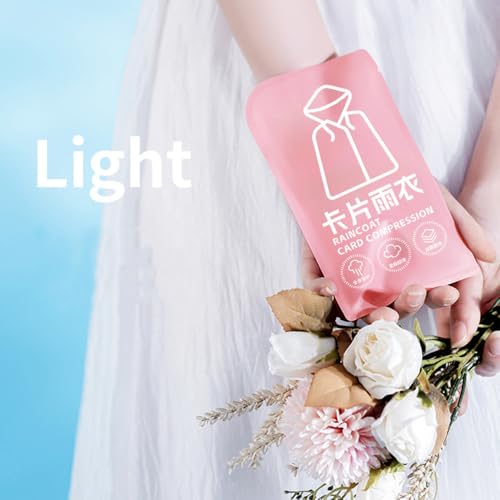 helioflicker Pacote com 5 ponchos de chuva descartáveis à prova d'água com capuz para adultos, capa