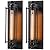 Licperron Sconces Wall Lighting, Industrial Black Wall Sconces Antique Light Fixtures for Bedside, Bar, Restaurant, Hallway, Indoor&Outdoor Wall Decor, E26 & E27 Bar Lights, UL Approval, 2 Pack