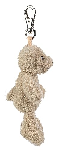 Schlüsselanhänger Plüsch Teddy Luca, Beige, Größe ca. 12 cm