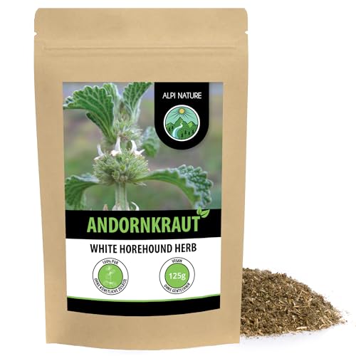 Alpi Nature Andorn Tee 125g, Andornkraut getrocknet und geschnitten, Adornkraut Tee lose