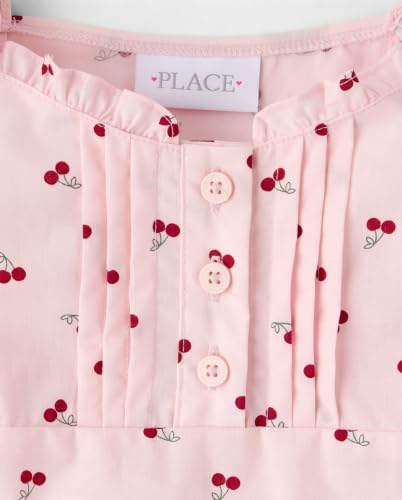 Image of The Children's Place Girls' Smocked Short Sleeve Tops