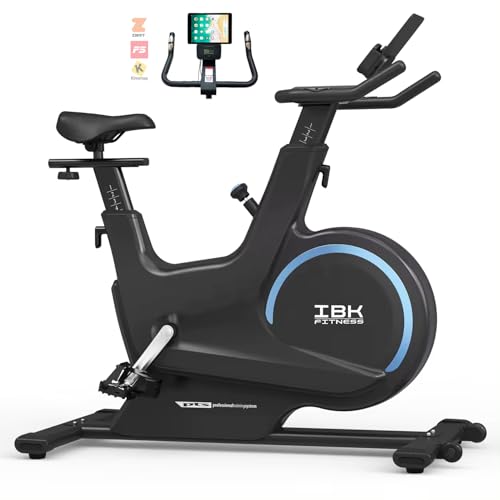 Cyclette Professionale, Cyclette da casa con volano da 15 Kg, con Schermo LCD porta Tablet...