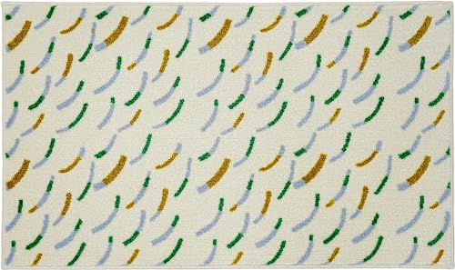 玄関マット 室内用 屋内用 Tomoko Murata Breeze Ivory 45 x 75 cm クリーンテックス