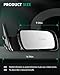 SCITOO Side View Mirrors Fit for 1988-1999 For Chevy C1500 C2500 C3500 For Chevy K1500 K2500 K3500 1995-2000 For Chevy Tahoe Manual Folding adjustment 15036360 GM1321122, GM1320122
