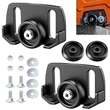 2-Pack 490-241-0038 Snow Blower Rolling Skid Shoes Compatible with MTD Two Stage Snow Blower, Fits Machines with 2-3/4" and 3" Bolt Centers. Includes 4 Washers & Sets of 4 Bolts and Nuts