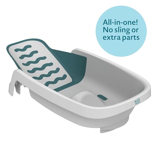 The First Years Y7958A1 Sure Comfort 4-In-1 Reclining Baby Bathtub - Adjustable All-In-1 Bathtub For Newborn To Toddler - Baby Bath Seat Adjusts As Baby Grows thumb #3