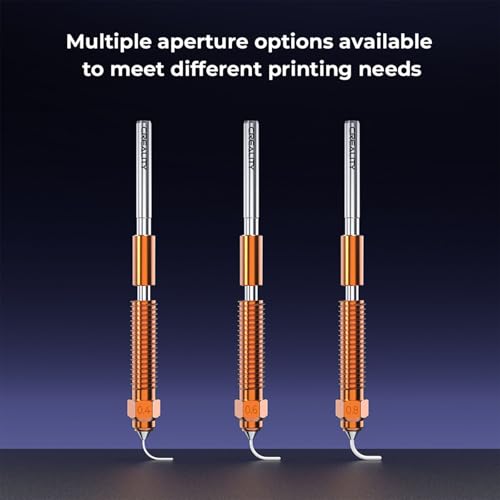 Image of Creality K1 Series Quick-Swap Nozzle Kit 0.4mm, Steel-Tipped Copper Nozzle and Titanium Alloy Heatbreak, for K1 SE /K2 SE /K1C /K1 Max /Ender-3 V3 Plus