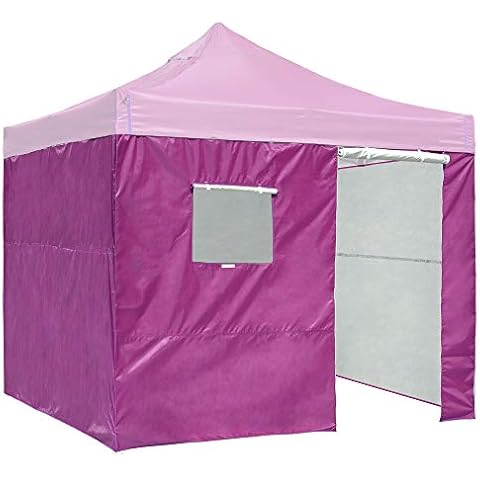 Instahibit 10x6.5 Ft Pop up Canopy Sidewall Kit Door Window 4 Pieces Outdoor (Sidewall Only) Cover