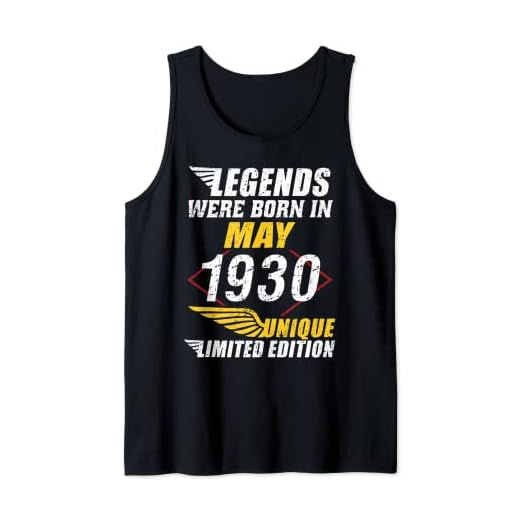Cumpleaños Mayo 1930 Edición Limitada Regalo Legend May Camiseta sin Mangas