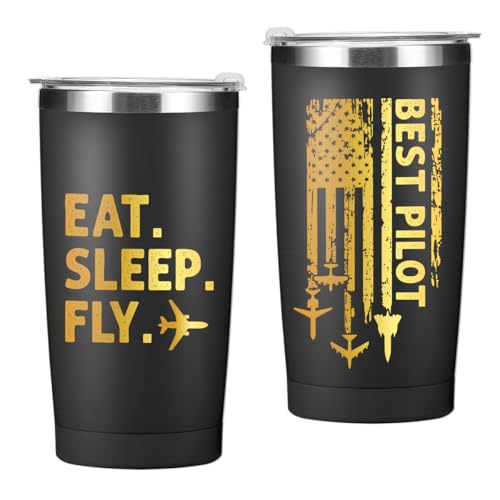 Pilot Gifts Tumbler, Aviation Gift Water Bottle, Gifts for Pilots,
