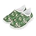 Doojoayie Cute Elephant Girls Slip On Shoes Size 1 Big Kids St Patrick's Day Gifts Sport Bowling Shoes for Active Kids Fashion Design Anti Slip Gym Shoes for St Patrick's Day