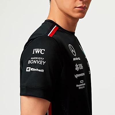 Mercedes AMG Petronas Formula One Team - Official Formula 1 Merchandise Collection - 2023 Team T-Shirt - Black - Men - Size: XL