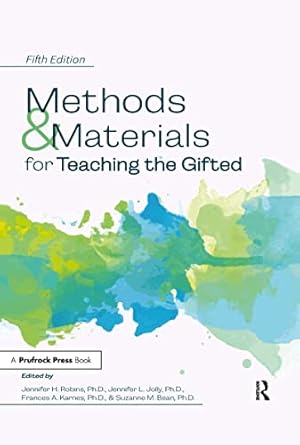 Book cover Methods and Materials for Teaching the Gifted