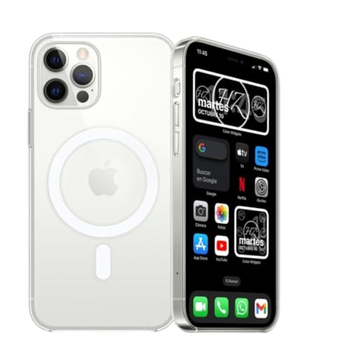 Coque transparente magnétique Hz anti-jaunissement protection complète iPhone 15 Pro Max