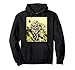 Kletternde windgeblasene Glyzinienrebe Acrylmalerei Pullover Hoodie
