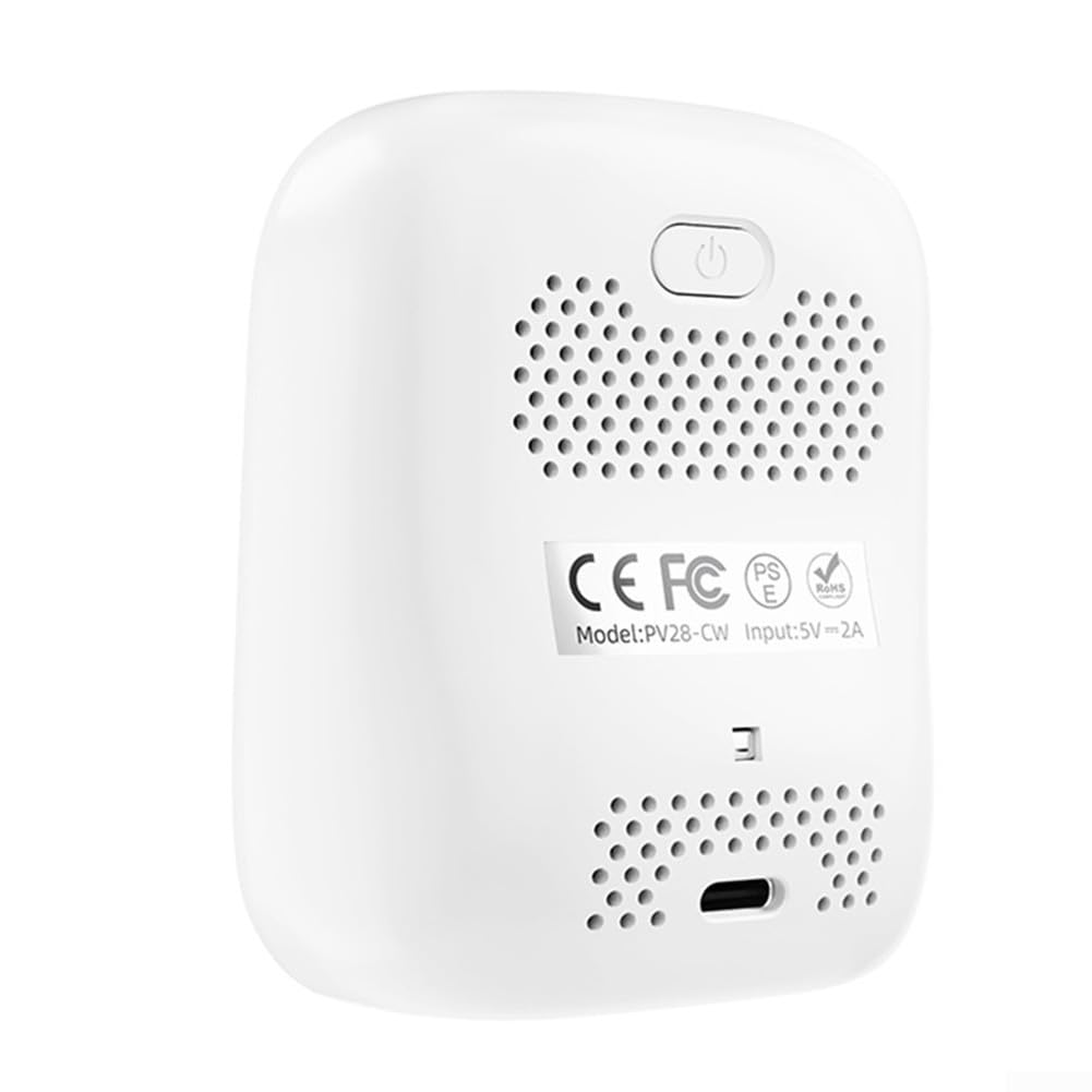 Misuratore di qualità dell'aria interna, per Tuya Smart WiFi Air Quality Monitor, Compatibile con per Tuya App, Contatore d'aria interno WiFi, Rilevatore sensore NDIR PM2 5, PM10
