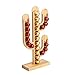 Coffee Holder Storage Organizer: Cactus Shape Holder Carousel Display Rack for Kitchen Home