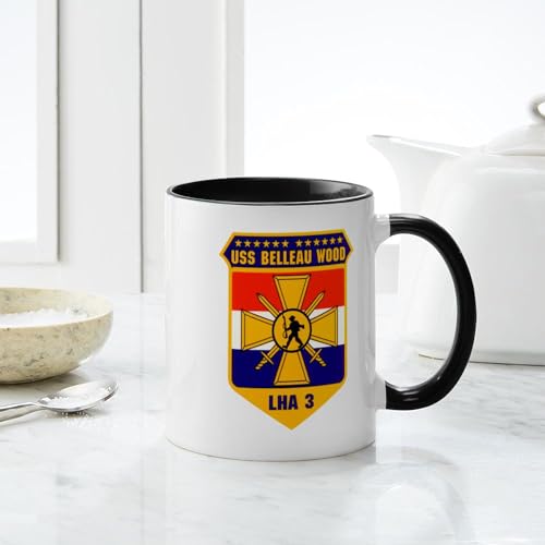 Taza de cerámica 11 oz Café Blanca y Negra miniatura 6