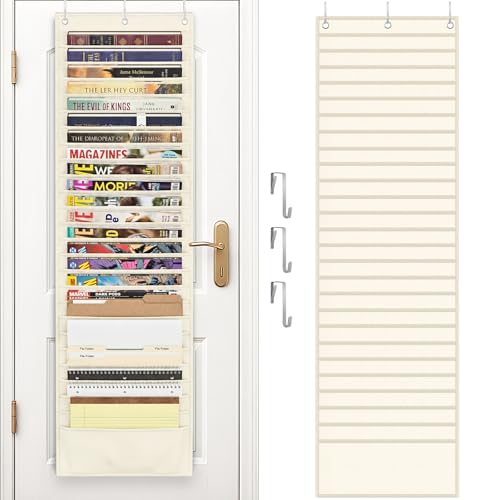 Ofiray-home 26-pocket over-the-door fabric organizer