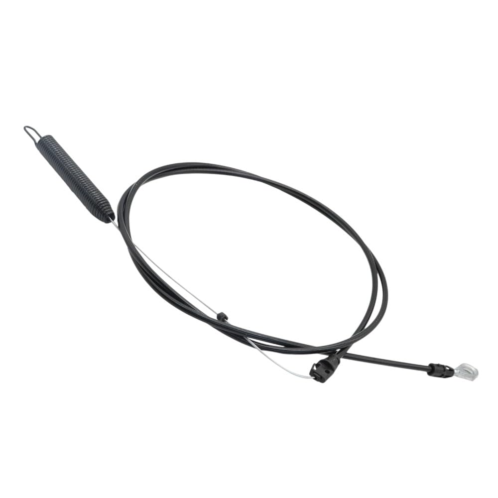 Clutch cable with spring end