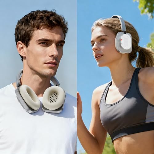 Funda protectora para almohadillas de auriculares Nothing Headphone (1) y Nothing Headphone (a) 2026, cubierta lavable y suave para orejeras (blanco roto) miniatura 7