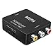 HDMI to RCA, 1080p HDMI to AV 3RCA CVBs Composite Video Audio Converter Adapter Supports PAL/ NTSC for TV Stick, Roku, Chromecast, Apple TV, PC, Laptop, Xbox, HDTV, DVD-Black