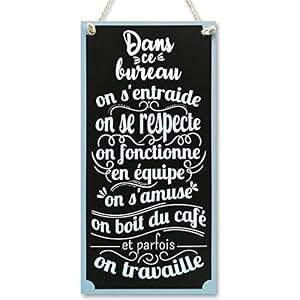 Plaque cadeau travail