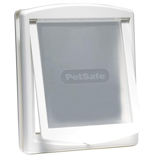 PetSafe Staywell Haustiertüre Original mit 2 Verschlussoptionen, Für Haustiere bis zu 45 kg geeignet, Größe L, Grau