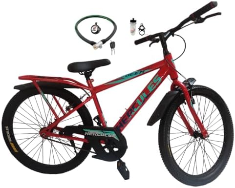 Buy Hercules Redeem 24T Ranger Bicycle with Power Brake, Carrier ...