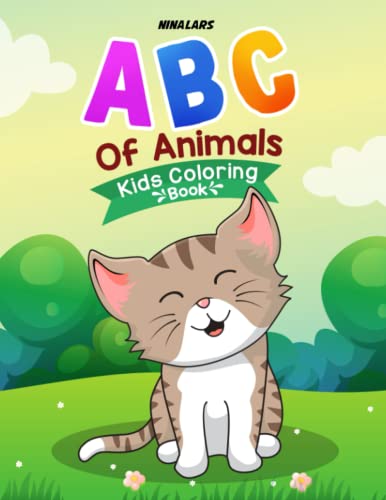 ABC of Animals: Kids Coloring Book