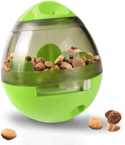 SunGrow Puppy, Small Dog Breeds, and Cat Treat Ball, Slow Pet Fee...