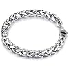 JINKEBIN Armband 3/4/6/8 / 10mm Mannen Dames Armband Goud Zilver Kleur Rvs Tarwe Link Ketting Armbanden Mannelijke…
