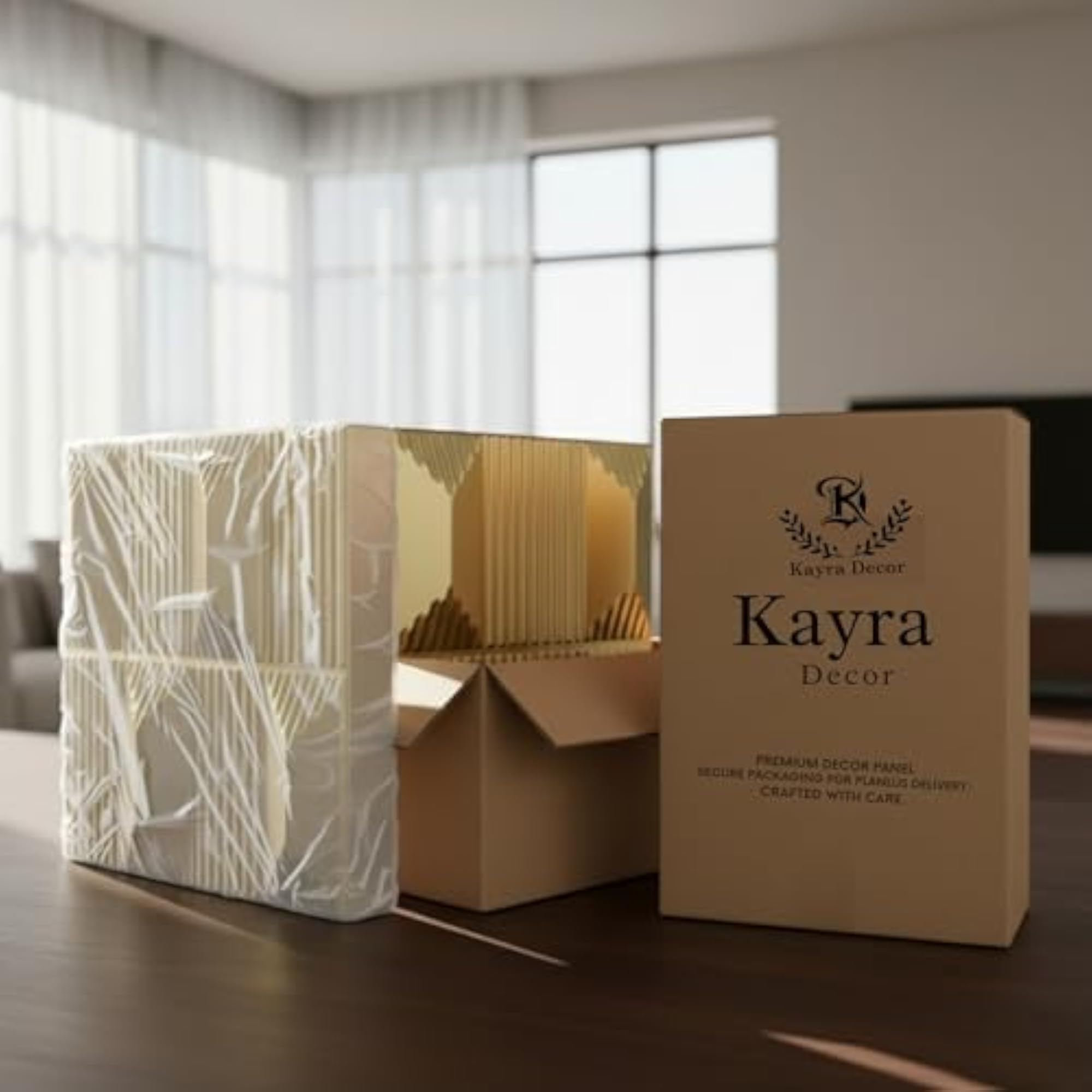 3D PVC Wall Panels - Abstract Design