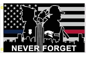 9/11 Police Fire EMS EMT First Responders Flag Banner by Trade Winds