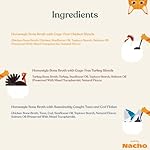 Made by Nacho Wet Cat Food Homestyle Bone Broth Variety Pack Hydrating Food Topper, Chicken (x4), Turkey (x4), and Tuna and Cod Flakes (x4) Limited Ingredients, 2.5oz (12 pouches) - Image 5