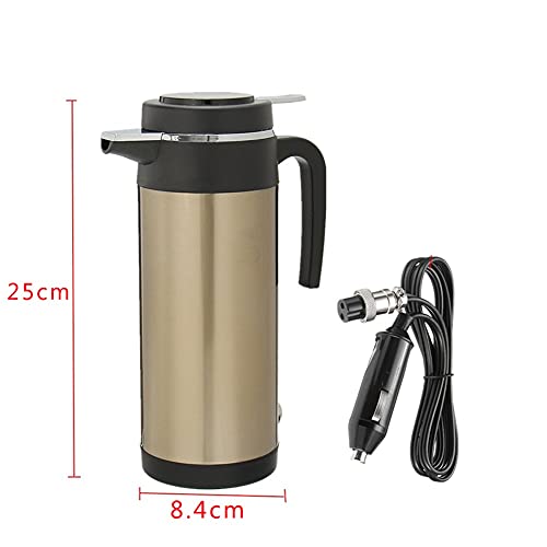 Tetera eléctrica para auto y camión de acero inoxidable miniatura 2