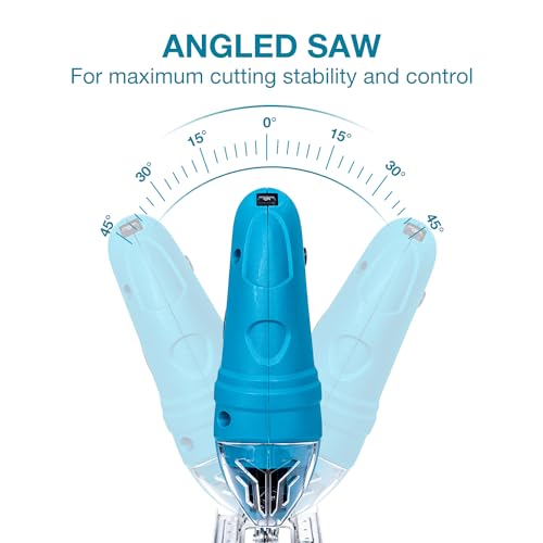 Electric Jigsaw KATSU 400W with 5 Blades and Small Gift, Variable Speed, for Plastic Wood Steel Cutting 3 Electric Jigsaw KATSU 400W with 5 Blades and Small Gift, Variable Speed, for Plastic Wood Steel Cutting - Image 3