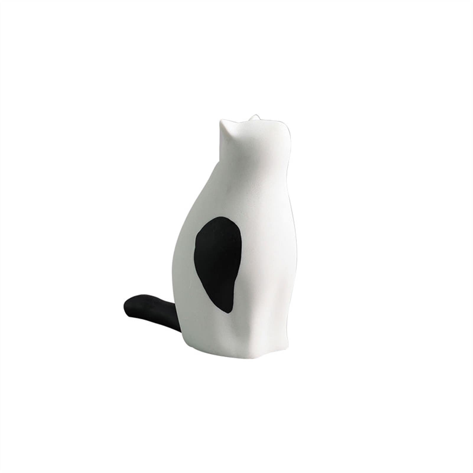 Statue de chat mignon en résine pour la décoration du salon et de la chambre moderne