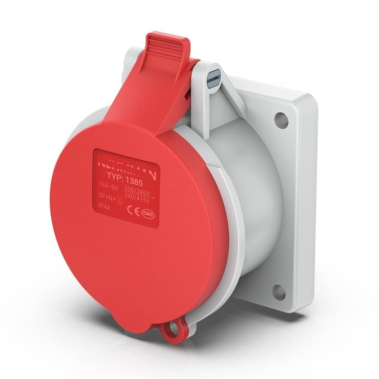 Industrial Concealed Plug-in IP44 Outdoor Aviation 16A 32A 63A(16A 4P IP44)