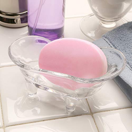 Abbott Collection Glass Bathtub Soap Dish #TOP2